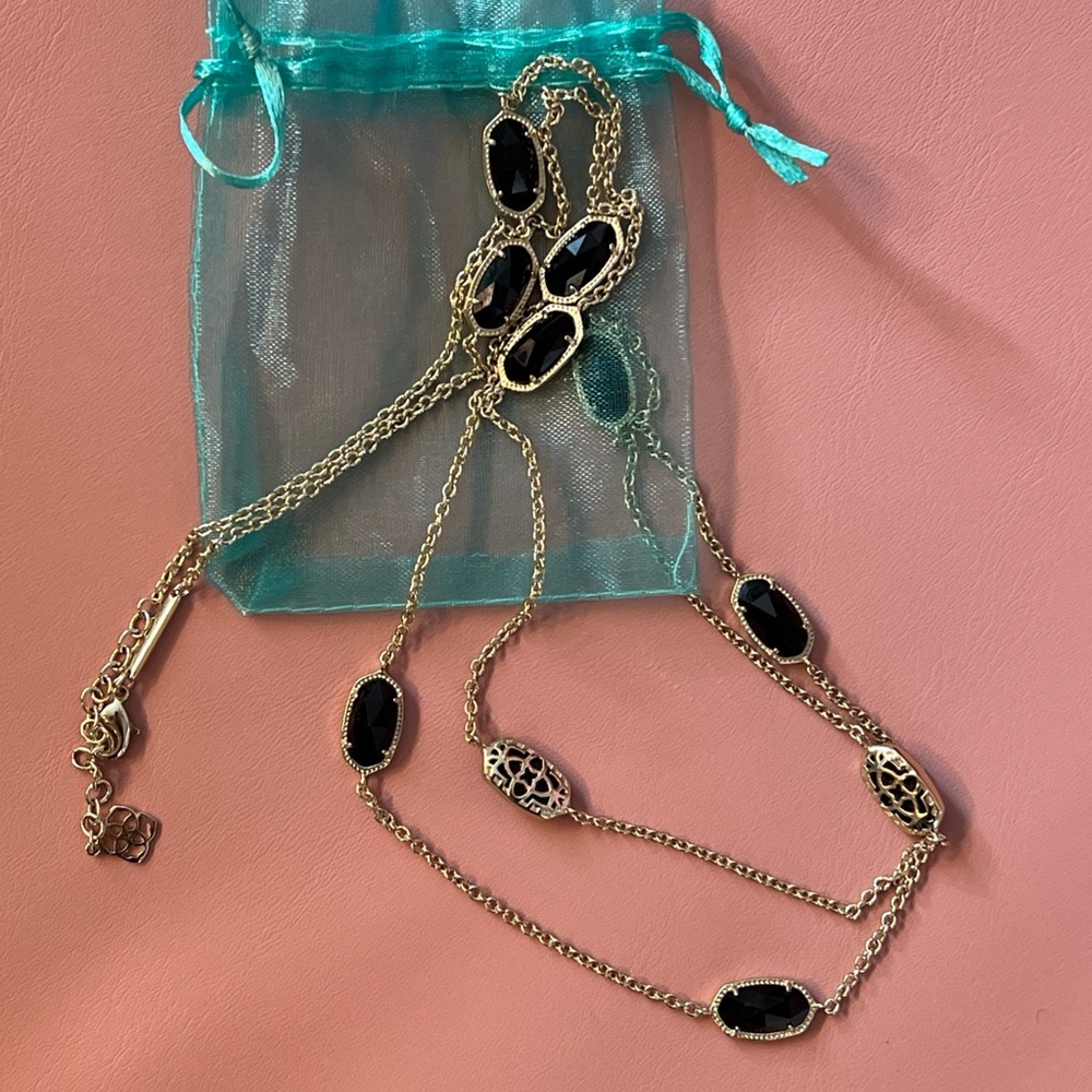 Kendra Scott Kellie Gold Station Long Necklace